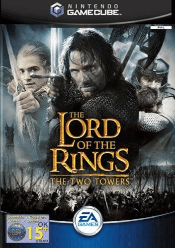 Lord of the Rings Two Towers box art for Gamecube